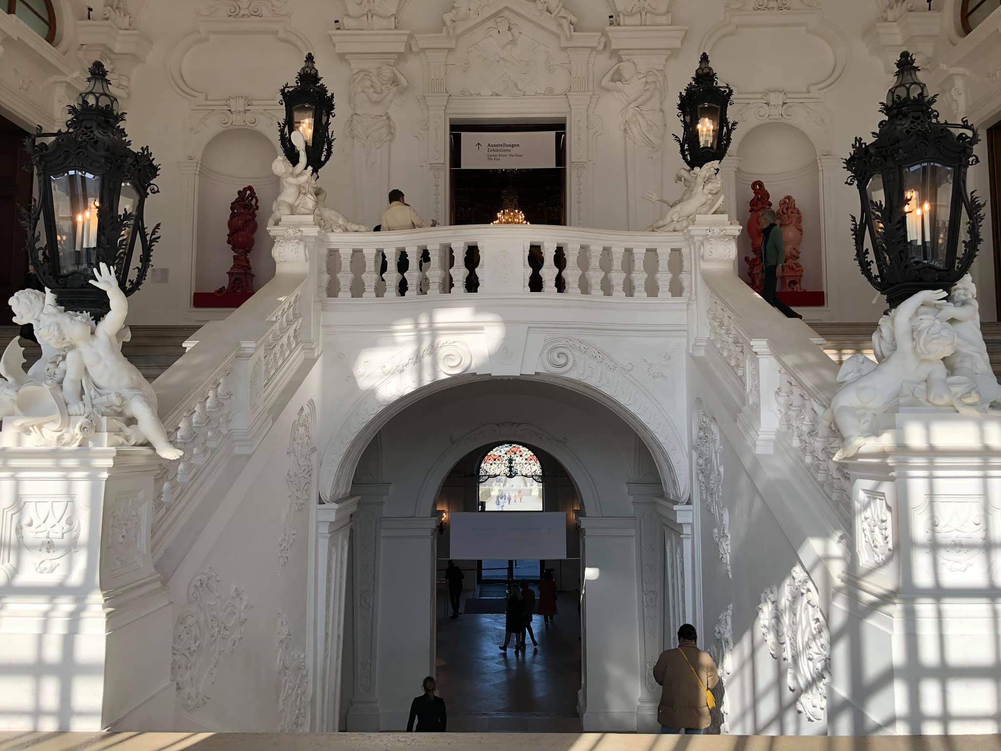 Austria - Vienna - Schloss Belvedere - Grand Staircase 